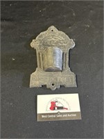 Michigan stove company cast iron match holder