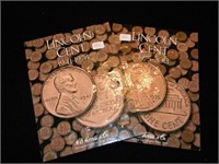 (2) Albums Lincoln Cents 1941-2013 (168 coins)