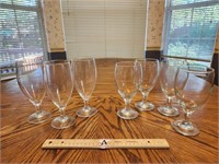 7 Wine Glasses. Three Of One Kind and Four of