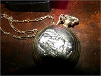 MAJESTIC QUARTZ TRAIN POCKET WATCH