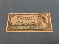 Canada $1 Bill 1954