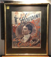 HARRY HOUDINI "KING CARDS" PRINT