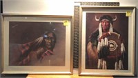 (2) PICTURE LOT, TWO CHIEFS