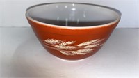 Autumn Harbeat wheat Pyrex bowl