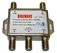 Digiwave Electronics Cable Connector 4 in 1 Out