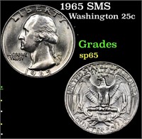 1965 SMS Washington Quarter 25c Grades sp65