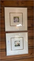 Pair of Framed Flow Pictures