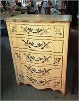 French Provincial Chest of Drawers 49"h,36"w