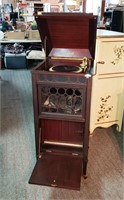 Edison Console Phonograph 44"h,20" x 20" as is