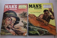 1952 Man's Magazine Vol 1 Issue 1 & 2