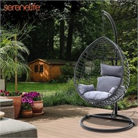 Hanging Egg Chair with Stand - Indoor Outdoor