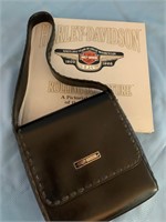 Harley Davidson Leather Square Purse & Book