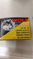 220rnds wolf 7.62x39 mm
