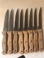 Lot of 6 Farberware Steak Knives