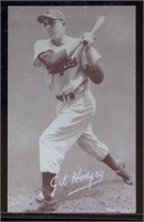 1947 Exhibit Card, Brooklyn Dodger Gil Hodges