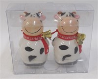 Switzerland Anthropomorphic Cows Wearing Bells