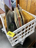 White Crate of Records