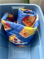 Blanket & Kids play mat with covered tote