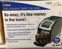 Auto Advance Digital Coin Sorter