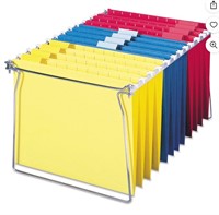 Hanging File Folder Frame, Letter Size, Gray,