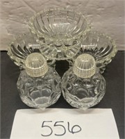 Vintage Clear Glass Dish & More
