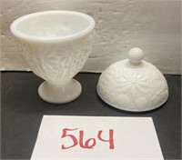 Vintage westmoreland for avon milk glass egg