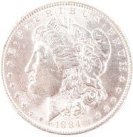 Coin 1884-O Morgan Silver Dollar Gem BU
