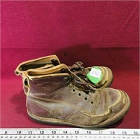 Pair Of Antique Childrens Shoes