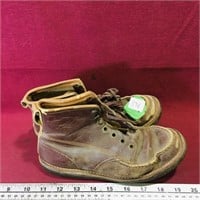 Pair Of Antique Childrens Shoes