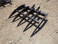 VICSEC Mini Excavator Rake Attachment