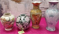 SW - LOT OF 4 VASES (R89)