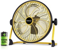 Cordless 16 in. Variable Speed Fan with Power Bank