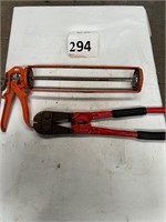 Bolt Cutters, Large Caulking Gun