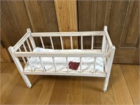 Vintage Doll Crib 25" x 12 x 15"