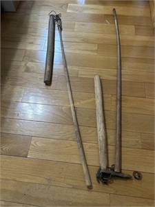 Antique Grain Threshers Approx 58" long