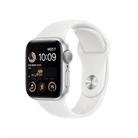 $250  Apple Watch SE GPS 40mm Silver Alum Case  M/