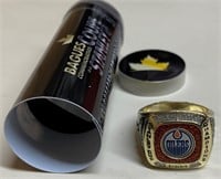 Bague coupe Stanley Oilers 1984