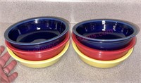 (6) Fiesta cereal bowls