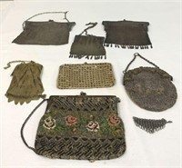 Antique Mesh and Beaded Hand Bags