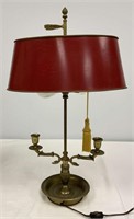 French Bronze Bouillotte Lamp