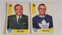 2 1958 59 Parkhurst Hockey #6 & 25