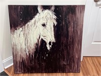 Abstract horse wall decor