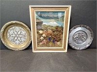 3 Decorative Wall Art Pieces