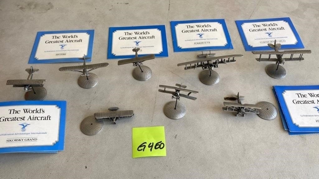 W - WORLDS GREATEST AIRCRAFT PEWTER MINIATURES