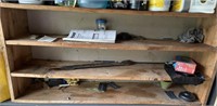 Wooden shelf approximately 12X46X20 no contents