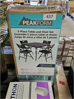 5pc table & chair set