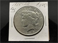 1935-S Silver Peace Dollar