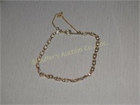 12kt GF Bracelet marked Krementz  6"L