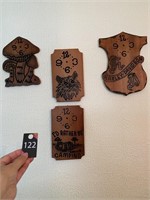 Wood Clock Faces