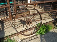 Vintage 2" x 22" Wagon Wheel